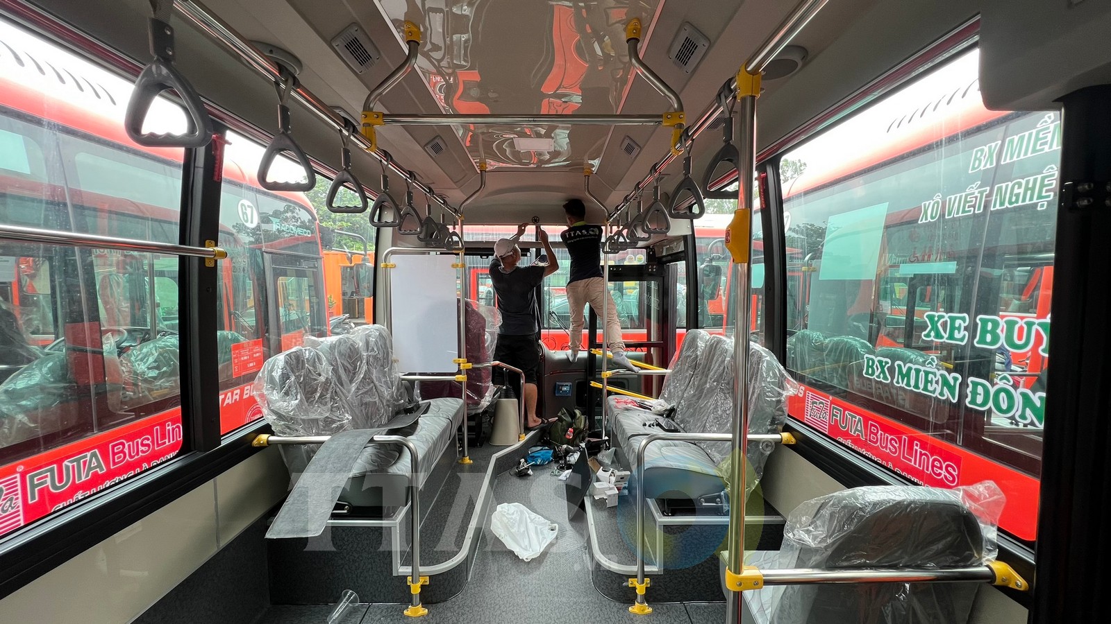 Góc tổng quan phương tiện sau khi bàn giao thiết bị.